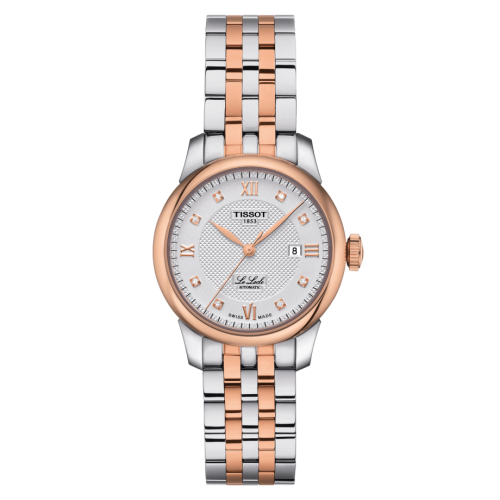 Tissot Le Locle 29 Automatic Lady Stainless Steel - Rose Gold / Silver / Bracelet